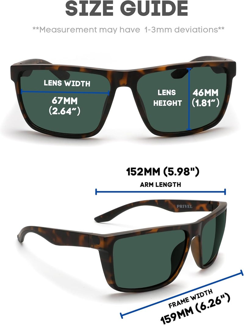 PRIVEL XXL Size Extra Large 159MM Sport Polarized Sunglasses for Big Wide Heads Men TR90 Outdoor Cycling Running Fishing - Image 5